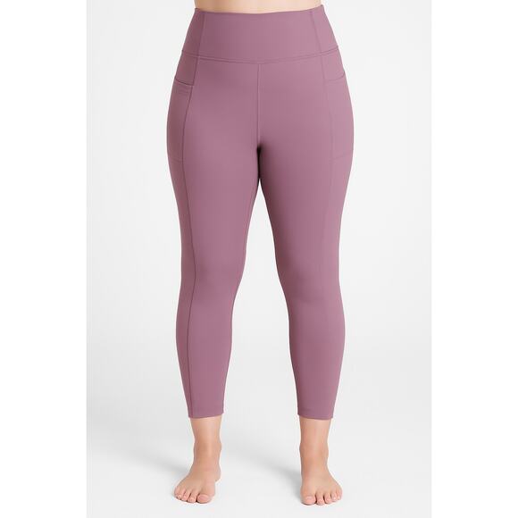 Athleta Ultimate Stash 7/8 Tight High Rise Leggings Mauve Purple Plus Size 3X - Picture 1 of 9
